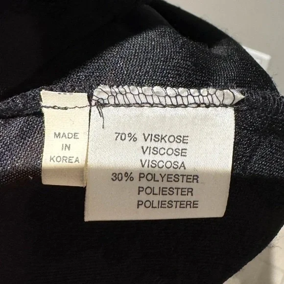 Elegant Black Lace Long Sleeve Womens Top - Picture 5 of 5